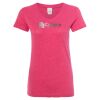 Women’s Glitter V-Neck T-Shirt Thumbnail